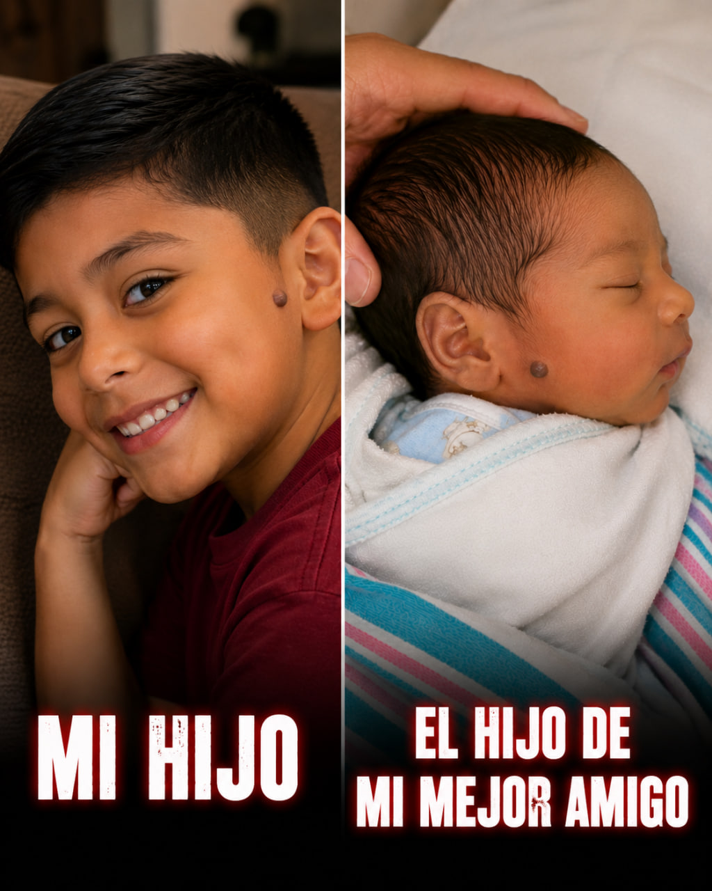 Mi hijo y el hijo de mi mejor amiga tenían la misma marca de nacimiento poco común. Pensé que mi esposo me engañaba, pero la verdad era mucho peor.