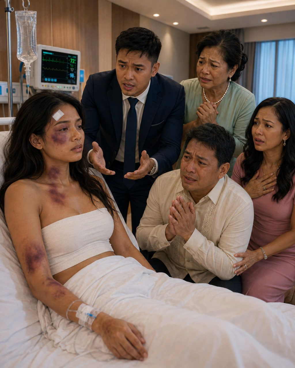 Nagising Ako sa ICU Matapos Akong Halos Patayin ng Asawa Ko. Nang Humingi Ako ng Tulong sa mga Magulang Ko, Pinili Nila ang Lalaking Bumugbog sa Akin. Hindi Nila Alam na Isang Tawag Lang ang Katapat ng Lahat ng Pinaghirapan Nila.