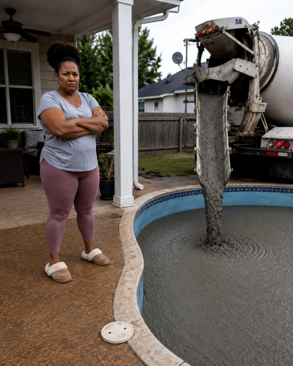 My Neighbor Had My Pool Filled With Concrete Because My Kids Were "Too Loud" – She Thought I Would Cry and Move On, but She Had No Idea What She Had Just Put at Risk