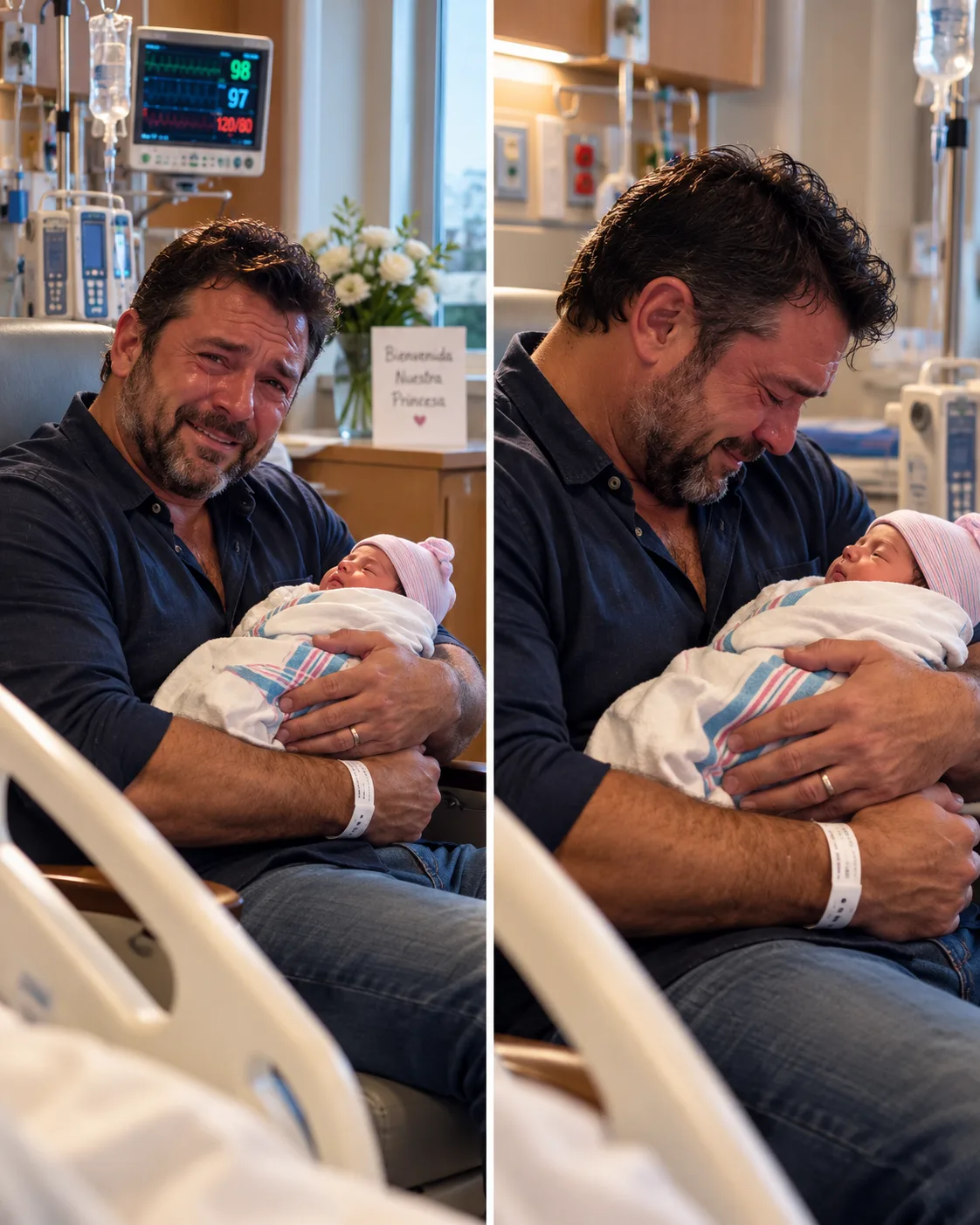 YA TENÍAMOS TRES HIJOS Y HABÍAMOS RENUNCIADO AL SUEÑO DE TENER UNA NIÑA — ENTONCES MI ESPOSO ME LLAMÓ AL HOSPITAL CON UNA RECIÉN NACIDA EN BRAZOS, Y LO QUE ME PIDIÓ EN ESE PASILLO TODAVÍA NO PUEDO REPETIRLO EN VOZ ALTA