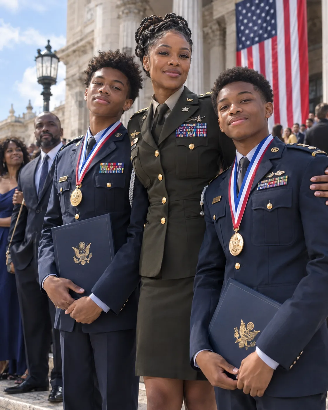 Thirteen Years After My Husband Abandoned Me While Pregnant, He Walked Into a National Sea Cadet Awards Ceremony Expecting His New Family to Win — The Moment He Saw My Twin Sons' Faces on the Screen, He Stopped Breathing