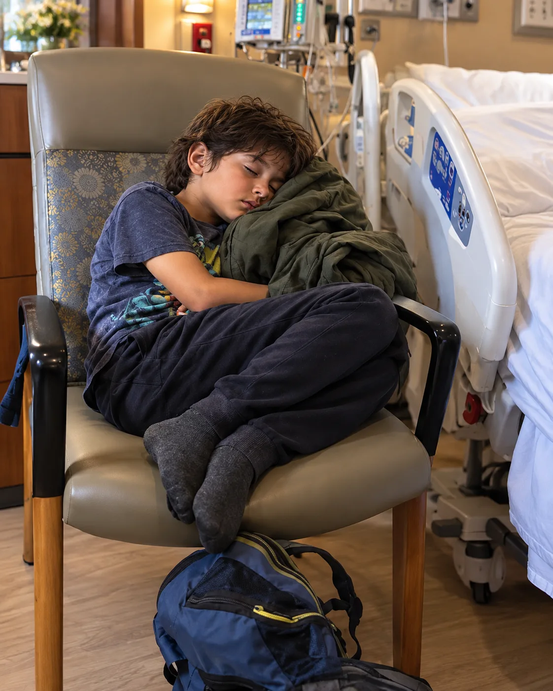 DESPERTÉ DE UN COMA Y ENCONTRÉ A MI NIETO DE 9 AÑOS DURMIENDO JUNTO A MI CAMA — ME SUSURRÓ: «ABUELA, CUANDO VENGA LA TÍA LISA, FINGE QUE SIGUES DORMIDA. ENTONCES ENTENDERÁS POR QUÉ NO ME HE IDO»