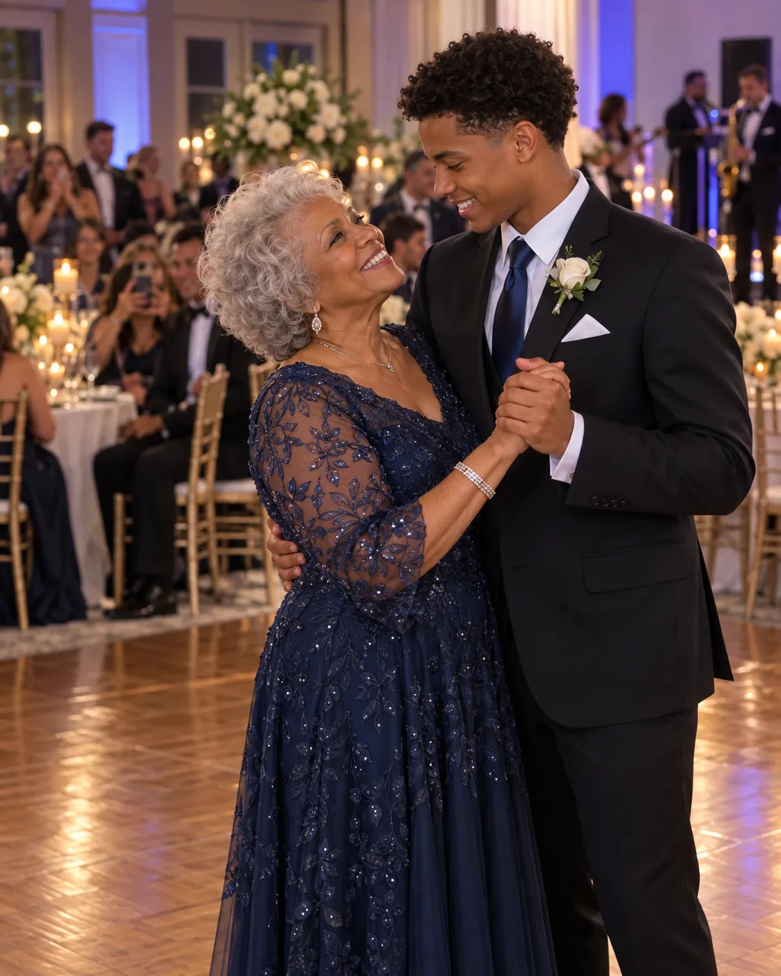 "They Laughed When I Brought My Grandfather to Homecoming... Until I Grabbed the Microphone and the Whole Gym Went Silent"