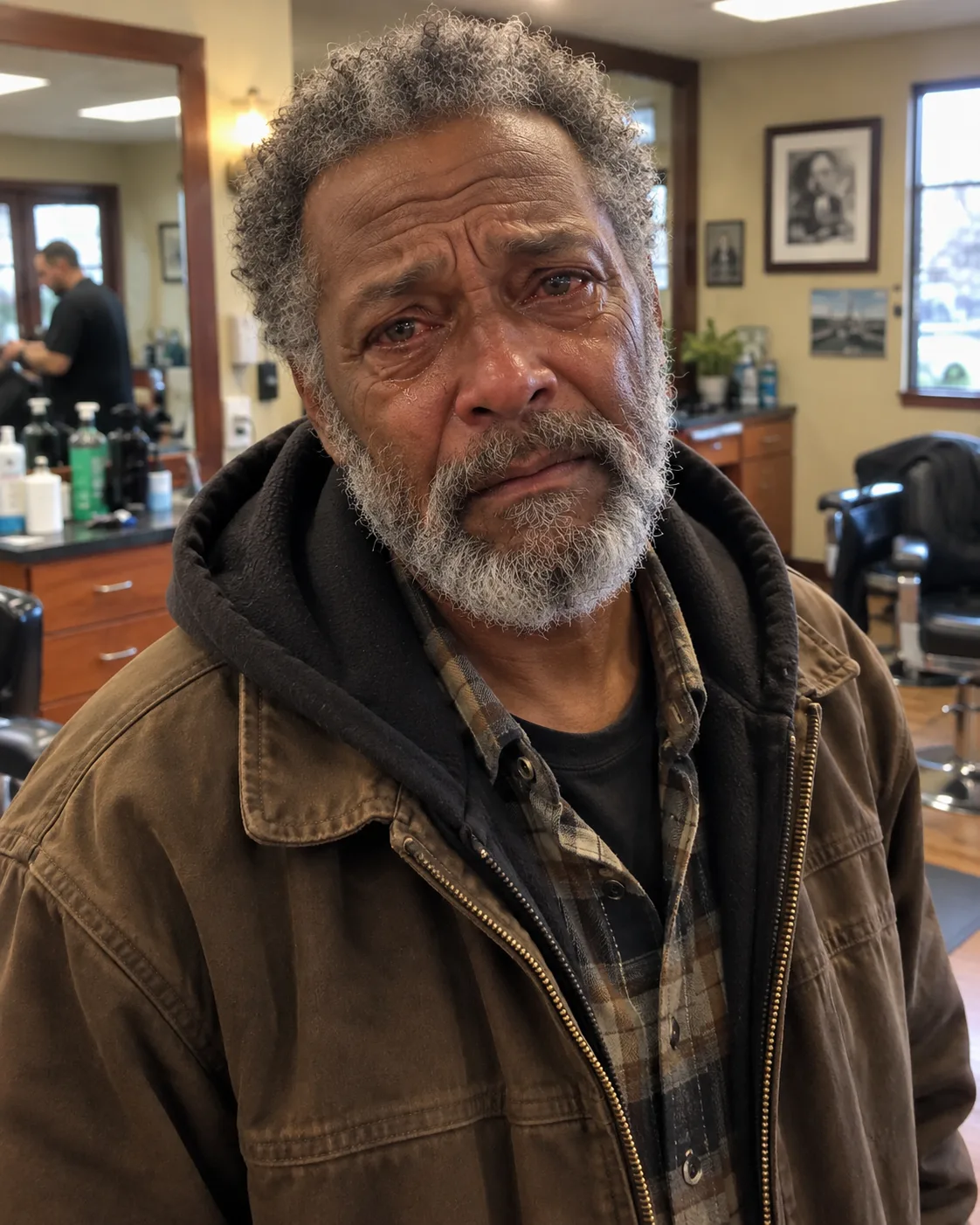 I GAVE A HOMELESS MAN A FREE HAIRCUT AFTER MY COWORKERS TURNED HIM AWAY—THEN I SAW THE TATTOO ON HIS WRIST AND REALIZED HE HADN’T FOUND ME BY ACCIDENT