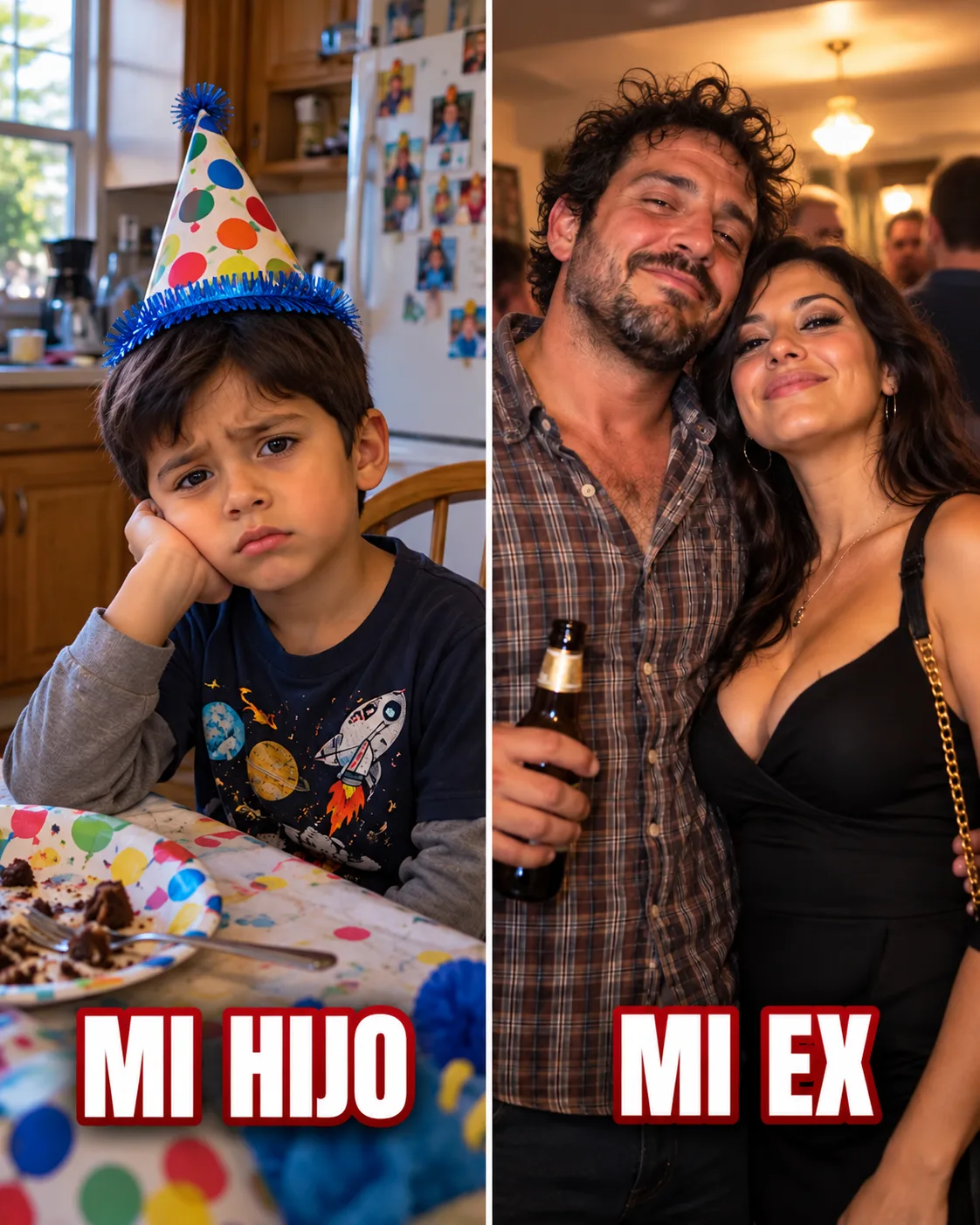 MI EXESPOSO FALTÓ AL CUMPLEAÑOS DE NUESTRO HIJO DE 7 AÑOS PARA IRSE DE VACACIONES CON SU NOVIA — LO QUE NUESTRO HIJO HIZO A LA MAÑANA SIGUIENTE LE BORRÓ EL COLOR DEL ROSTRO
