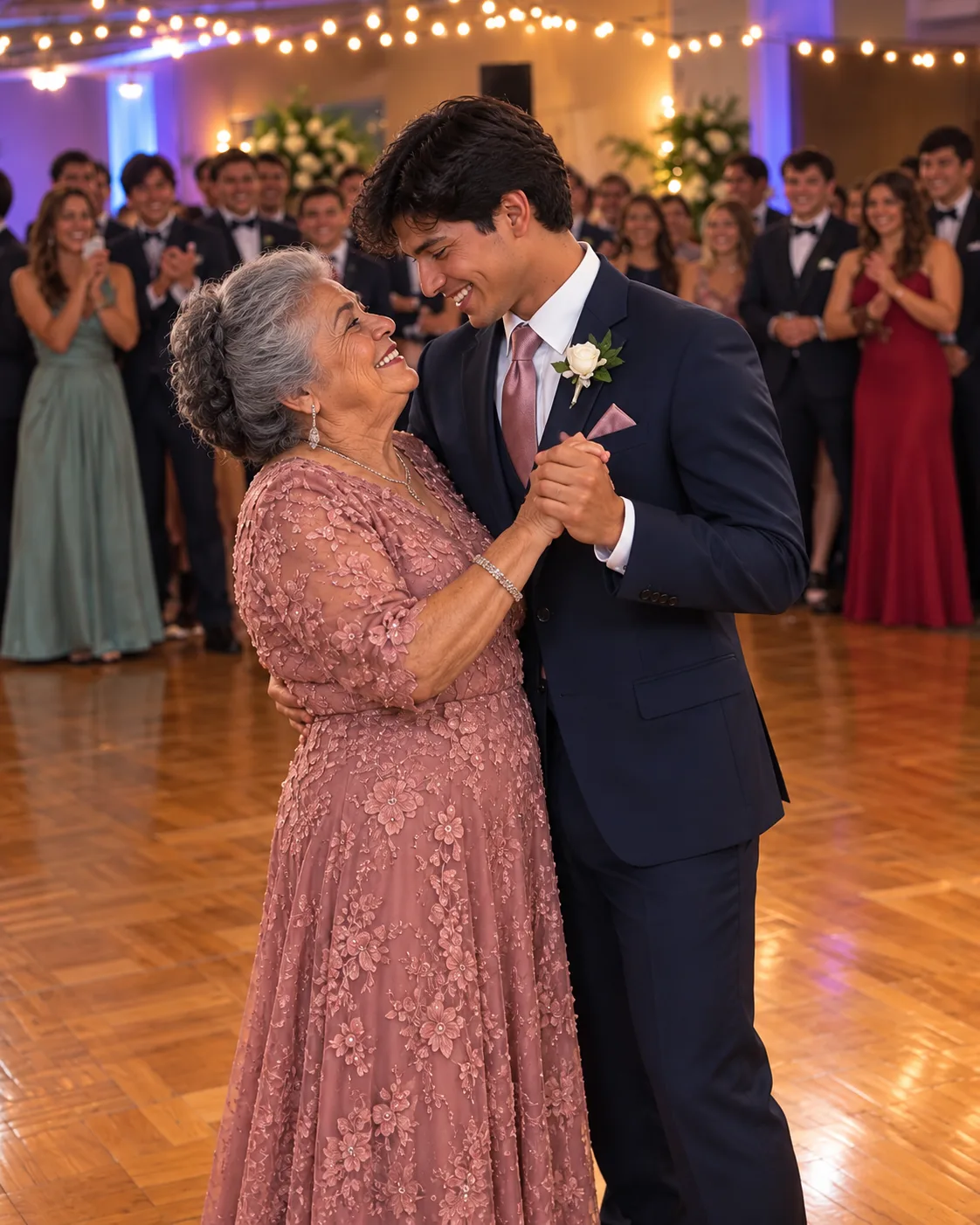 TODOS SE BURLARON CUANDO BAILÉ CON MI ABUELA EN EL BAILE DE GRADUACIÓN — HASTA QUE TOMÉ EL MICRÓFONO Y DEJÉ A TODO EL SALÓN EN SILENCIO