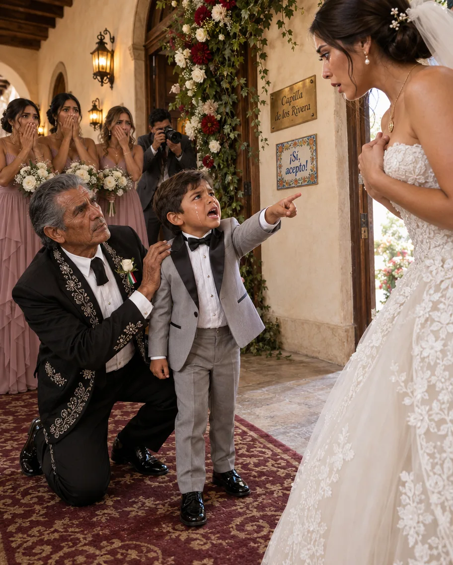 ESTABA A PUNTO DE CASARME CON MI AMANTE, 30 AÑOS MENOR QUE YO — DIEZ MINUTOS ANTES DE LA CEREMONIA, MI NIETO DE 3 AÑOS ME ENTREGÓ UNA USB Y SUSURRÓ: «ABUELO, ELLA GOLPEÓ A MAMÁ»