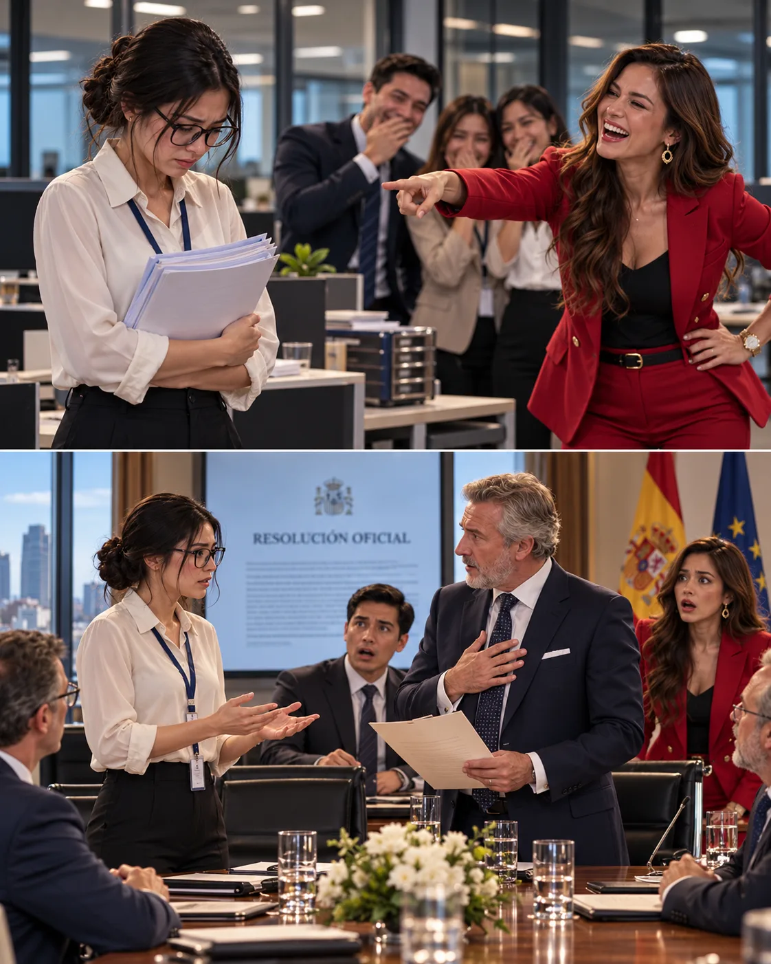 DURANTE TRES MESES SE BURLARON DE MÍ POR DECIR QUE HABLABA FRANCÉS. PERO CUANDO UNA DELEGACIÓN DE PARÍS LLEGÓ A NUESTRA OFICINA, SU DIRECTOR ESCUCHÓ MI APELLIDO, SE PUSO PÁLIDO Y REVELÓ EL SECRETO QUE UNA MUJER FRANCESA HABÍA GUARDADO DURANTE AÑOS.