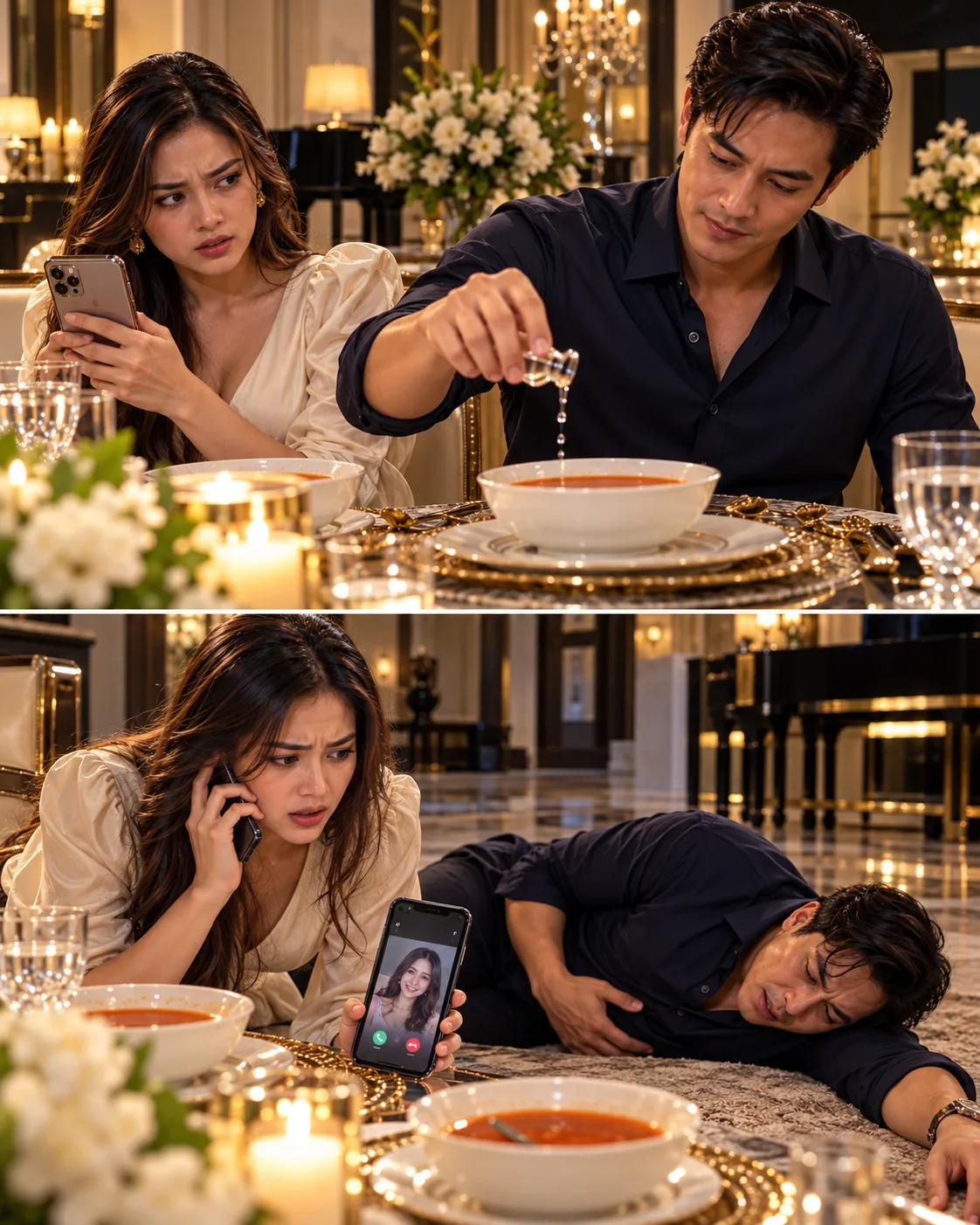 NAHULI KONG MAY INIHALONG LIHIM ANG ASAWA KO SA AKING SABAW, KAYA PALIHIM KONG PINAGPALIT ANG AMING MGA MANGKOK—PERO NANG BIGLA SIYANG BUMAGSAK SA HARAP KO, ISANG MENSAHE MULA SA SARILI KONG KAPATID ANG NAGLANTAD NG MAS NAKAKAKILABOT NA PLANO