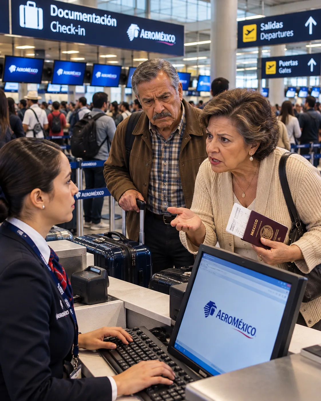 MI HERMANA DIJO QUE MI HIJA DE 7 AÑOS ERA «DEMASIADO MOLESTA» PARA SU BODA — UN MES DESPUÉS, MIS PADRES LLEGARON AL AEROPUERTO PARA EL VIAJE NAVIDEÑO DE 30 MIL DÓLARES QUE YO HABÍA PAGADO… Y LA EMPLEADA DE LA AEROLÍNEA NO ENCONTRÓ UN SOLO BOLETO A SUS NOMBRES
