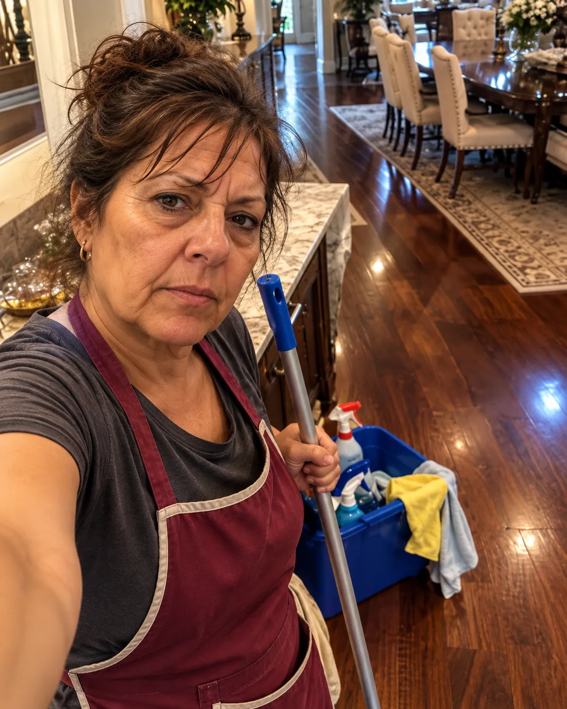 LIMPIÉ LA CASA DE LA MISMA MUJER DURANTE OCHO AÑOS — ANTES DE MUDARSE, ME PIDIÓ QUE VOLVIERA UNA ÚLTIMA VEZ SIN MIS PRODUCTOS DE LIMPIEZA