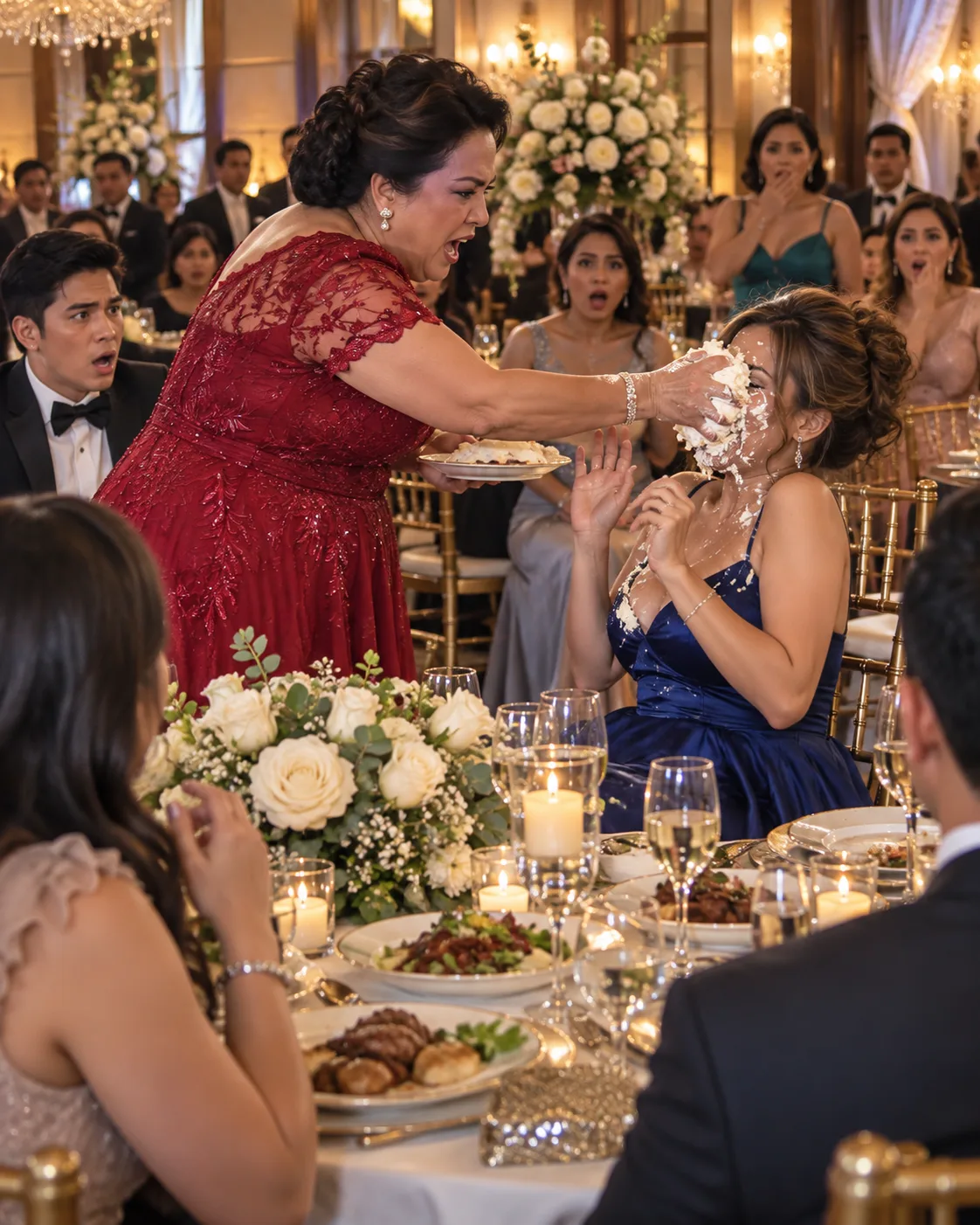 IPINAHID NG BIYENAN KO ANG BIRTHDAY CAKE SA MUKHA KO SA HARAP NG 70 BISITA—PERO ISANG UTOS NG ASAWA KO ANG NAGPATAHIMIK SA KANYA