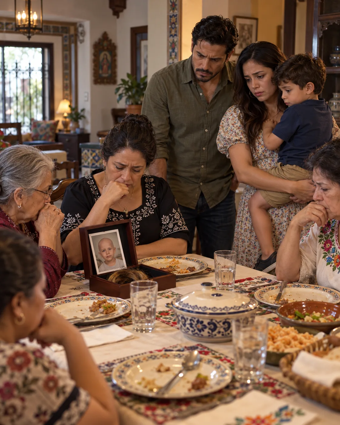 MI SUEGRA RAPÓ A MI HIJO DE CINCO AÑOS SIN PERMISO. EL DOMINGO, MI ESPOSO LLEVÓ UNA CAJA A SU CASA Y REVELÓ EL SECRETO QUE ELLA HABÍA ENTERRADO DURANTE TREINTA AÑOS.