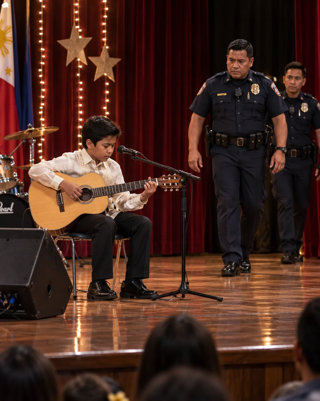 DALAWANG PULIS ANG BIGLANG LUMAPIT SA ENTABLADO HABANG KUMAKANTA ANG 12-ANYOS KONG ANAK PARA SA NAMATAY NIYANG AMA. AKALA KO MAY MASAMANG NANGYARI, PERO NANG MALAMAN KO KUNG BAKIT SILA NAROON, HINDI AKO MAKAPANIWALA!