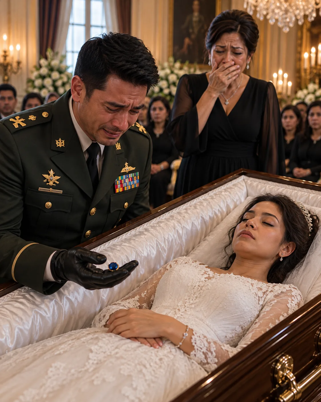 REGRESÉ A CASA Y ME DIJERON QUE MI ESPOSA CAMILA HABÍA MUERTO. MI MADRE QUERÍA CREMARLA DE INMEDIATO… PERO CUANDO VI LOS ARAÑAZOS EN EL CUELLO DE MI HERMANO, SOSPECHÉ QUE ME OCULTABAN ALGO. Y UNA LLAMADA AL HOSPITAL CAMBIÓ TODO.