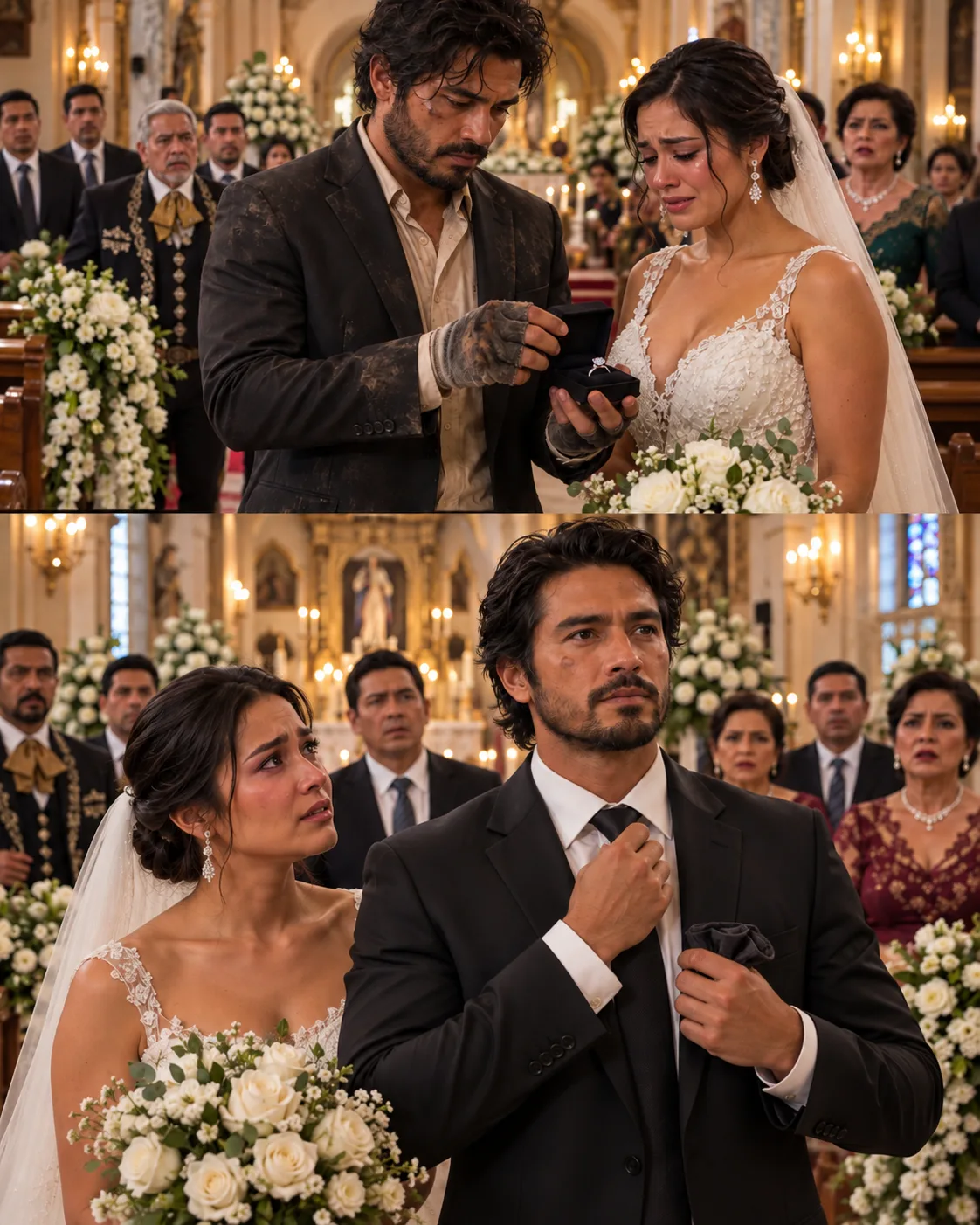 MI MADRASTRA ME OBLIGÓ A CASARME CON UN «DESEMPLEADO» PARA QUEDARSE CON MI HERENCIA — PERO EN EL ALTAR LOS INVITADOS MULTIMILLONARIOS SE PUSIERON DE PIE Y LO LLAMARON «SEÑOR»