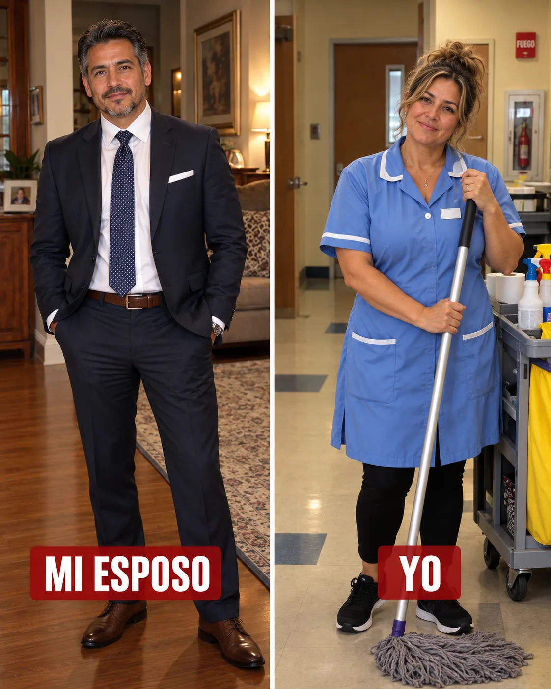 MI ESPOSO SE BURLÓ DE MI TRABAJO DE LIMPIEZA FRENTE A SUS AMIGOS — VEINTE MINUTOS DESPUÉS, SU JEFE TOCÓ NUESTRA PUERTA