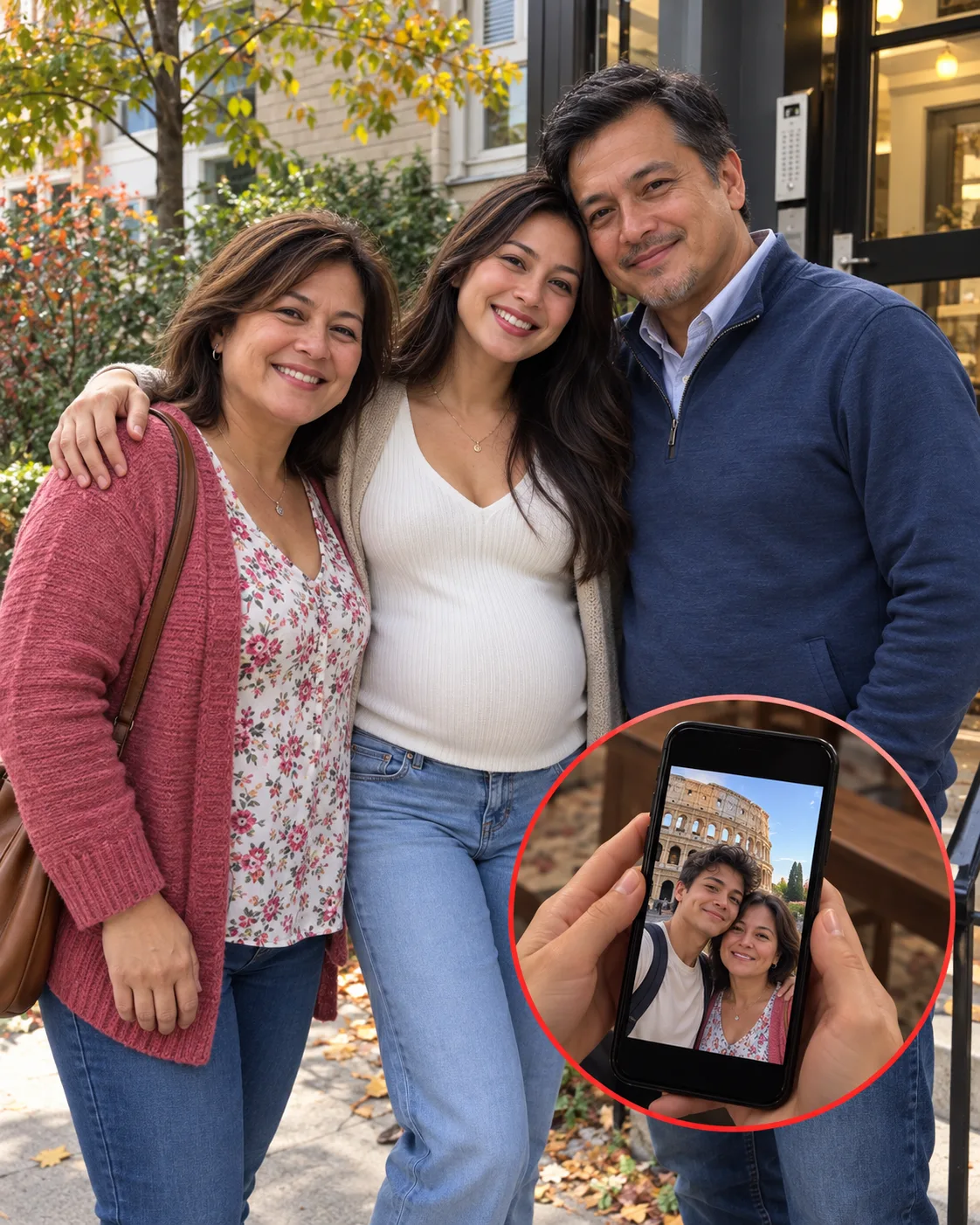 MASAYANG IPINAKITA NG BUNTIS NAMING ANAK ANG LALAKING NAKILALA NIYA SA EUROPE—PERO NANG MAKITA NG ASAWA KO ANG NANAY NITO, NAMUTLA SIYA