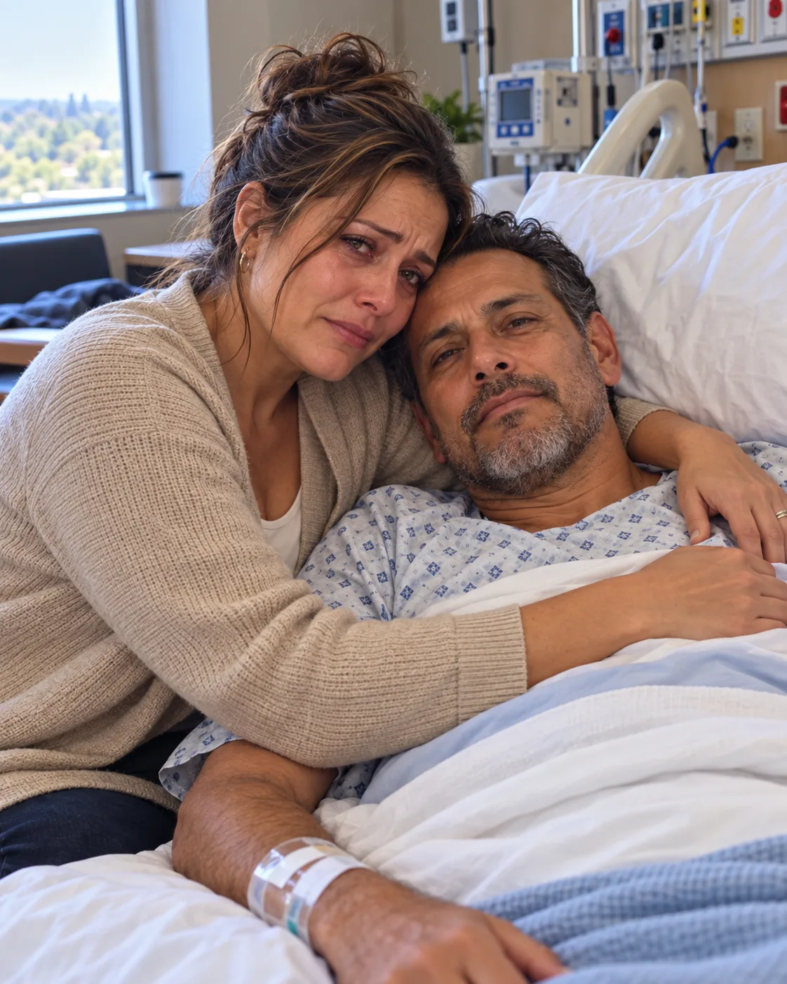 MI ESPOSO MORIBUNDO INSISTIÓ EN DONAR SUS PULMONES A UNA JOVEN QUE YO NO CONOCÍA — DESPUÉS DEL TRASPLANTE, ELLA ME ENTREGÓ UNA CARTA Y DIJO: «MERECES SABER POR QUÉ LO HIZO»