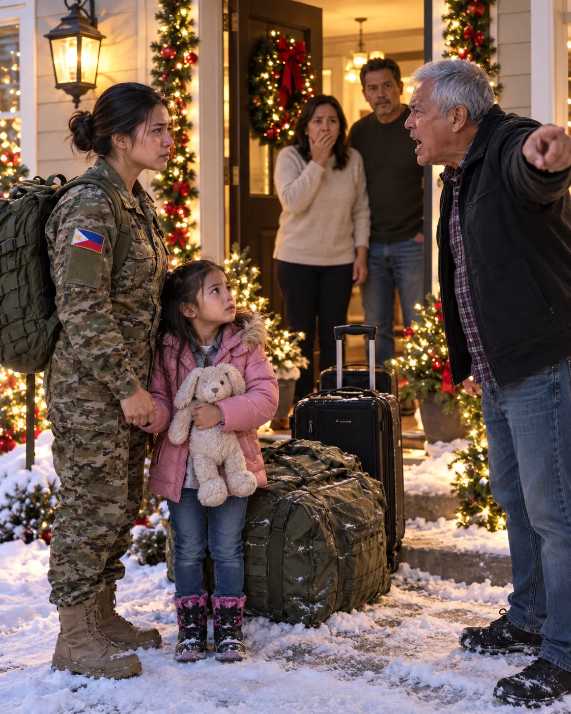 NOONG PASKO, ITINAPON NI DAD ANG MILITARY BAG KO SA NIYEBE—PAGKARAAN NG TATLONG ARAW, ISANG ABOGADO ANG KUMATOK SA PINTO NIYA