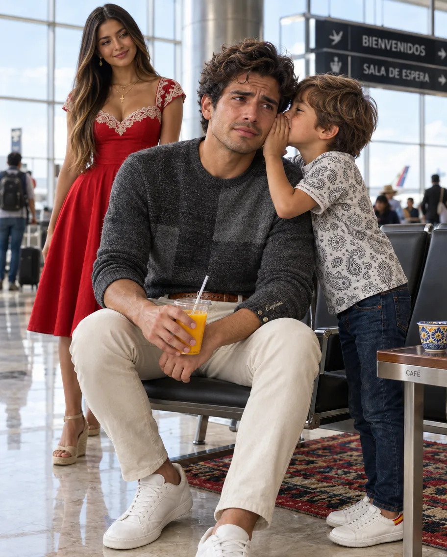 15 MINUTOS ANTES DE MI VUELO, MI HIJO DE 6 AÑOS SUSURRÓ: «PAPÁ, NO TE VAYAS... LA TÍA CELESTE LE PONE ALGO A MI JUGO» — LO QUE DESCUBRÍ AL VOLVER A CASA DESTROZÓ MI MUNDO