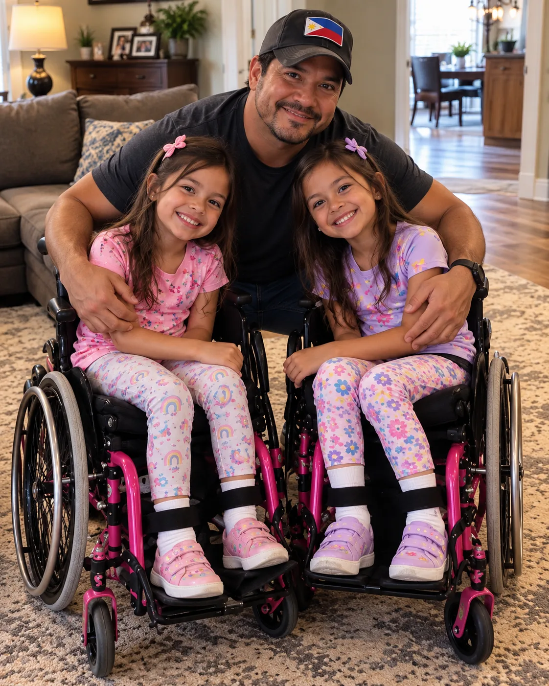 LABINDALAWANG TAON KONG PINALAKI MAG-ISA ANG KAMBAL KONG NAKA-WHEELCHAIR—NOONG FATHER’S DAY, ISANG LIHIM NILA ANG NAGPABAGO SA LAHAT