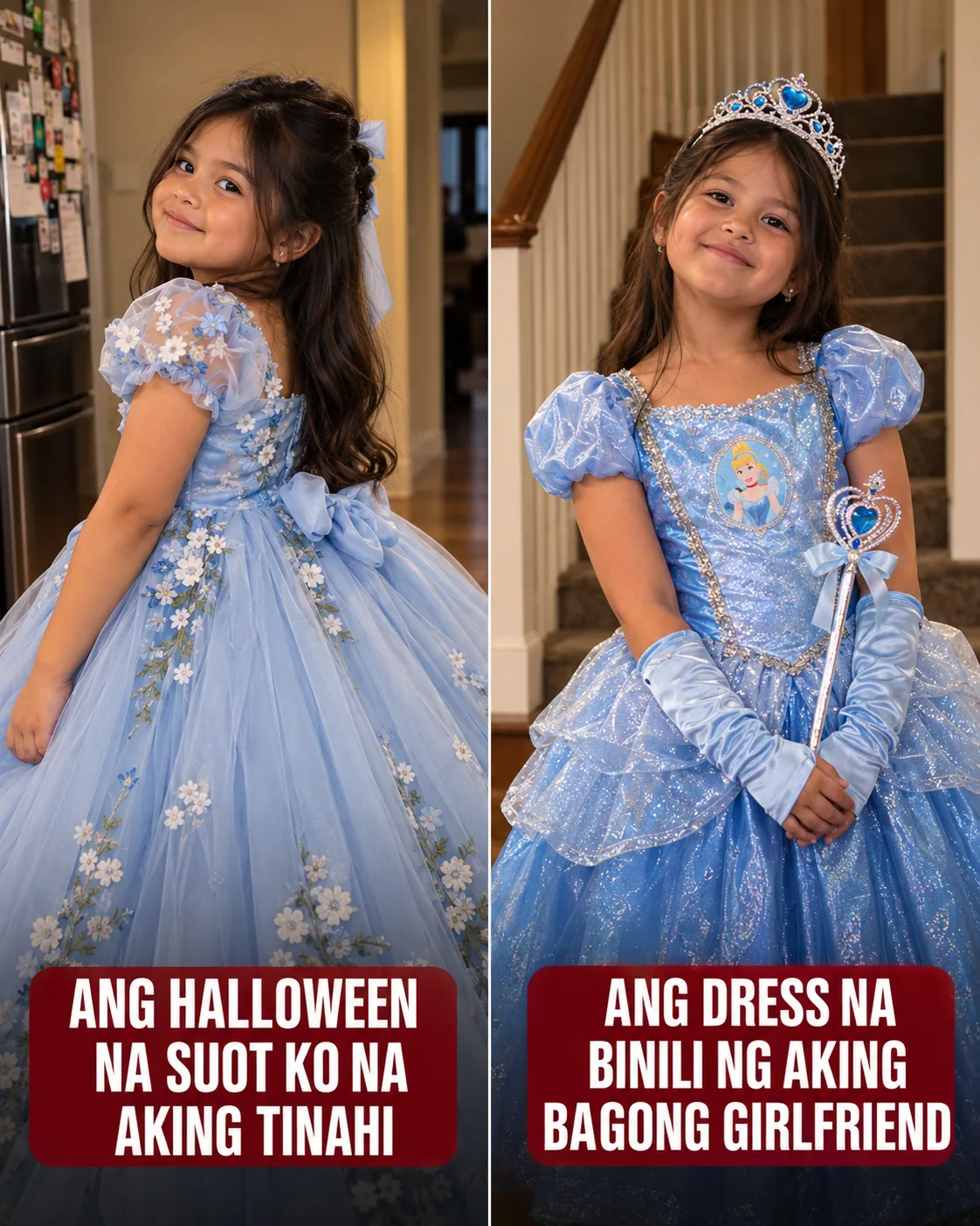 TATLONG GABI KONG TINAHI ANG HALLOWEEN COSTUME NG ANAK KO DAHIL WALA AKONG PERANG PAMBILI. PAGDATING NG EX-HUSBAND KO, TINAWANAN NIYA ITO AT BINIGYAN SI EMMA NG “GIFT” MULA SA BABAE NA IPINALIT NIYA SA AKIN. THEN SINABI NIYA: “MAGALING KA TALAGANG MAGTIIS. HINDI KA LANG TALAGA MARUNONG BUMILI NG MAAYOS PARA SA ANAK MO.”