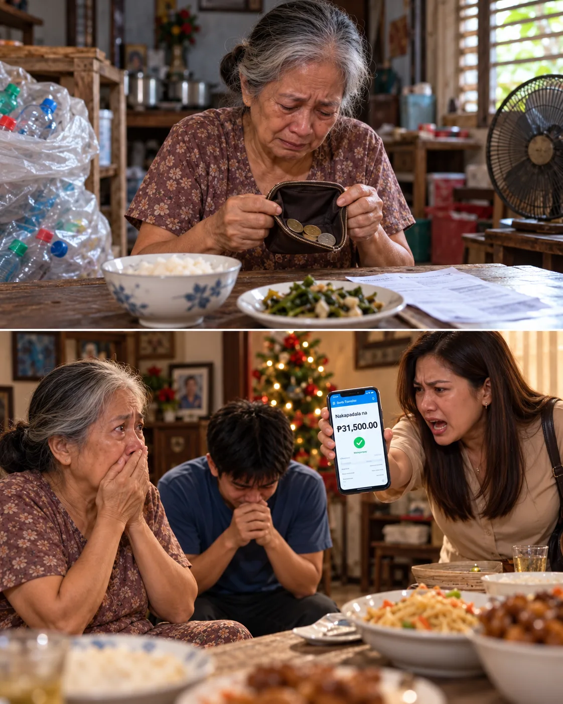 TATLONG TAON KONG INALAGAAN ANG APO KO HABANG NAGTATRABAHO ANG MANUGANG KO SA MAYNILA. AKALA KO ₱1,500 LANG ANG PADALA NIYA BAWAT BUWAN—HANGGANG SA GITNA NG HAPUNAN, SUMIGAW SIYA: “ANONG ₱1,500? ₱31,500 ANG IPINAPADALA KO BAWAT BUWAN!”