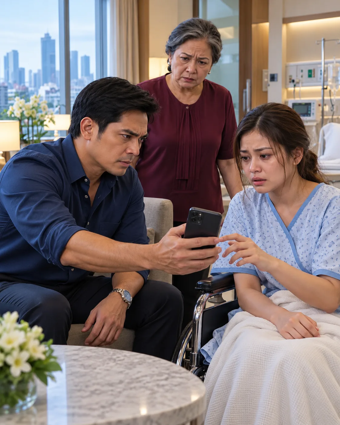 HABANG NANGANGANAK ANG KABIT NG ASAWA KO, IBINENTA KO ANG LAHAT NG SHARES KO AT LUMIPAD PAPUNTANG SWITZERLAND. NAGLAGAY PA SIYA NG 20 GUWARDIYA PARA HARANGIN AKO SA OSPITAL… PERO ISANG MENSAHE TUNGKOL SA TUNAY NA AMA NG BATA ANG BIGLANG NAGPATIGIL SA KANYA!
