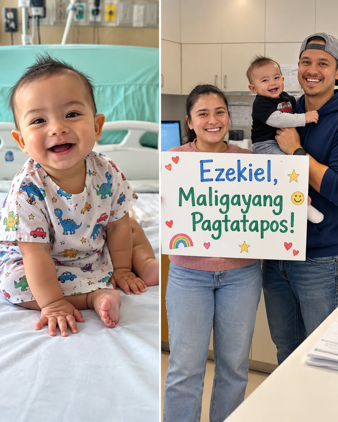 WALONG BUWANG GULANG PA LANG SI LITTLE EZEKIEL NANG MA-DIAGNOSE SIYANG RARE KIDNEY CANCER—AT NANG MALAMAN NG KANYANG AMA NA ITO RIN ANG SAKIT NA HALOS KUMITIL SA BUHAY NIYA NOONG SANGGOL PA SIYA, HINDI NIYA NAPIGILANG MAIYAK.