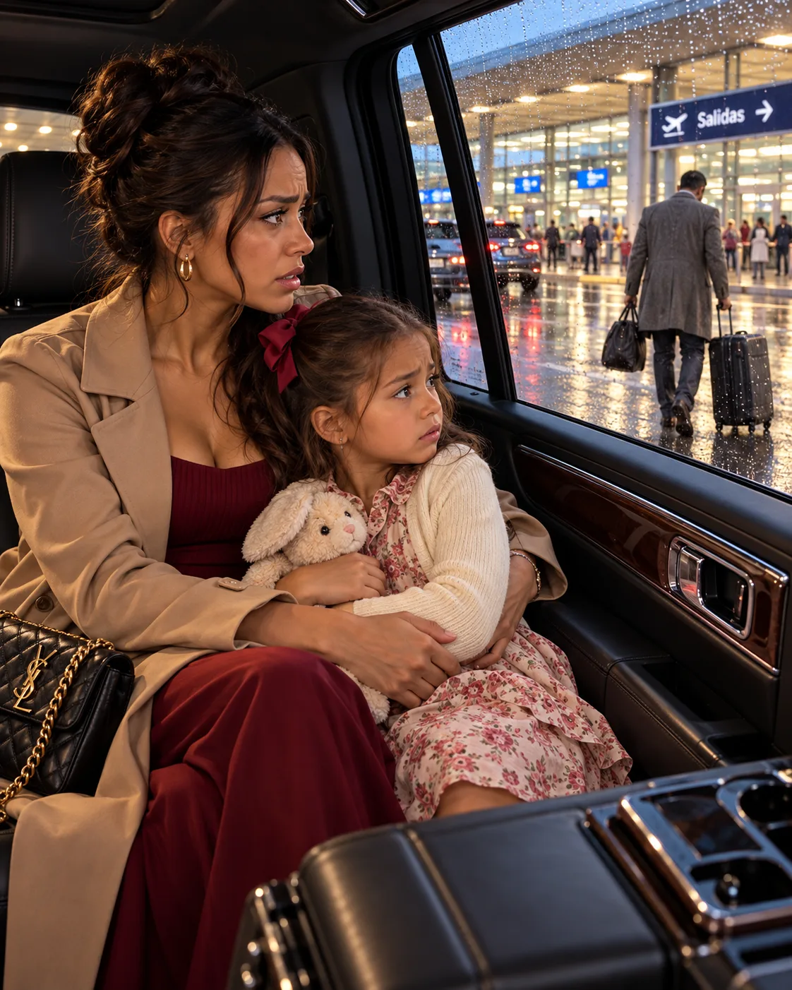 DESPUÉS DE DEJAR A MI ESPOSO EN EL AEROPUERTO, MI HIJA DE OCHO AÑOS ME SUPLICÓ QUE NO REGRESÁRAMOS A CASA. MINUTOS DESPUÉS LO VI VOLVER CON GASOLINA Y UNA PALANCA. PERO CUANDO MI SUEGRA APARECIÓ CON UNA BOLSA PESADA, DESCUBRÍ QUE MI MATRIMONIO ESCONDÍA ALGO MUCHO MÁS SINIESTRO.