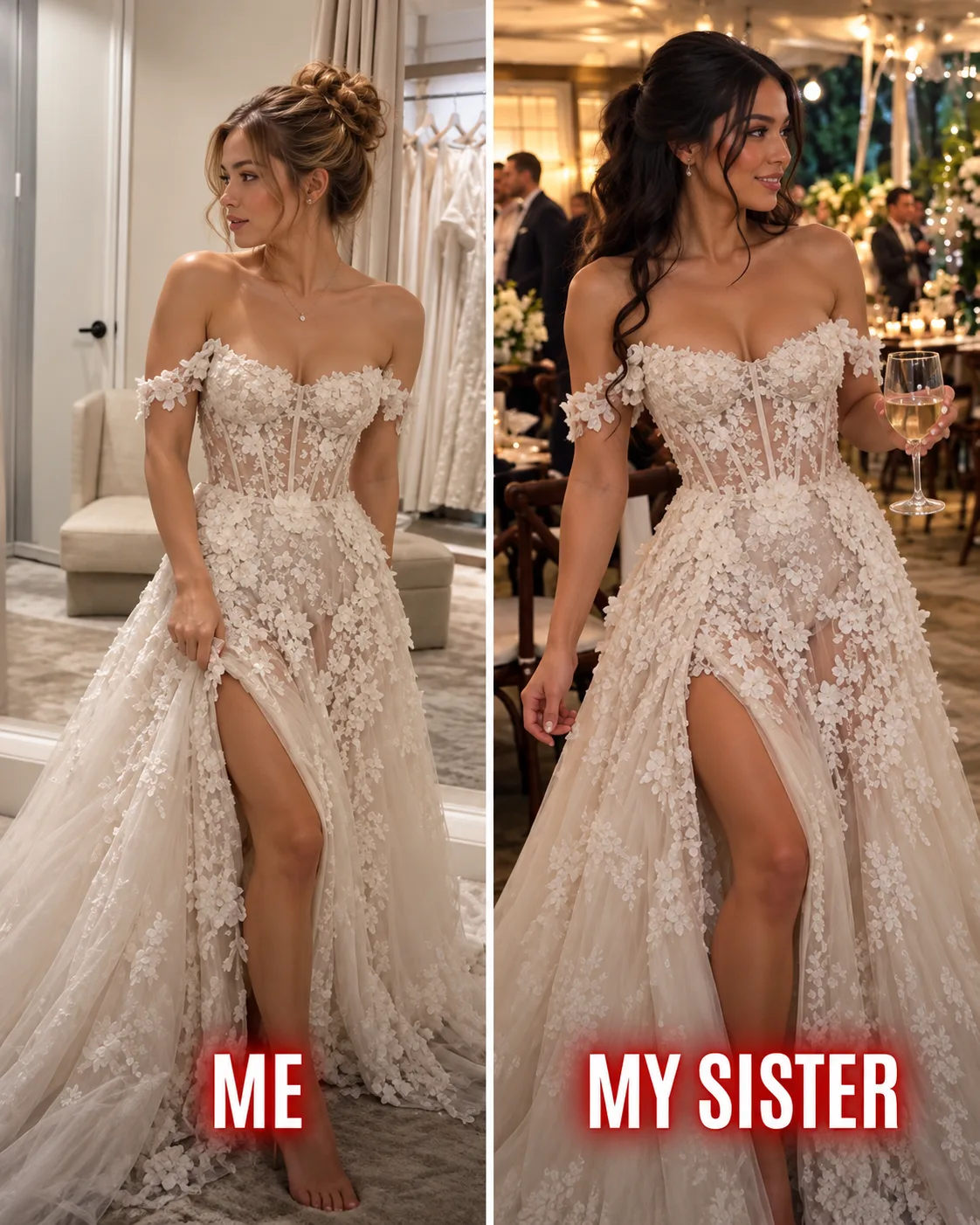 PINIGILAN AKO NG ATE KO SA PAGBILI NG WEDDING DRESS NA MAHAL KO—ISANG BUWAN PAGKATAPOS, SIYA MISMO ANG NAKASUOT NITO