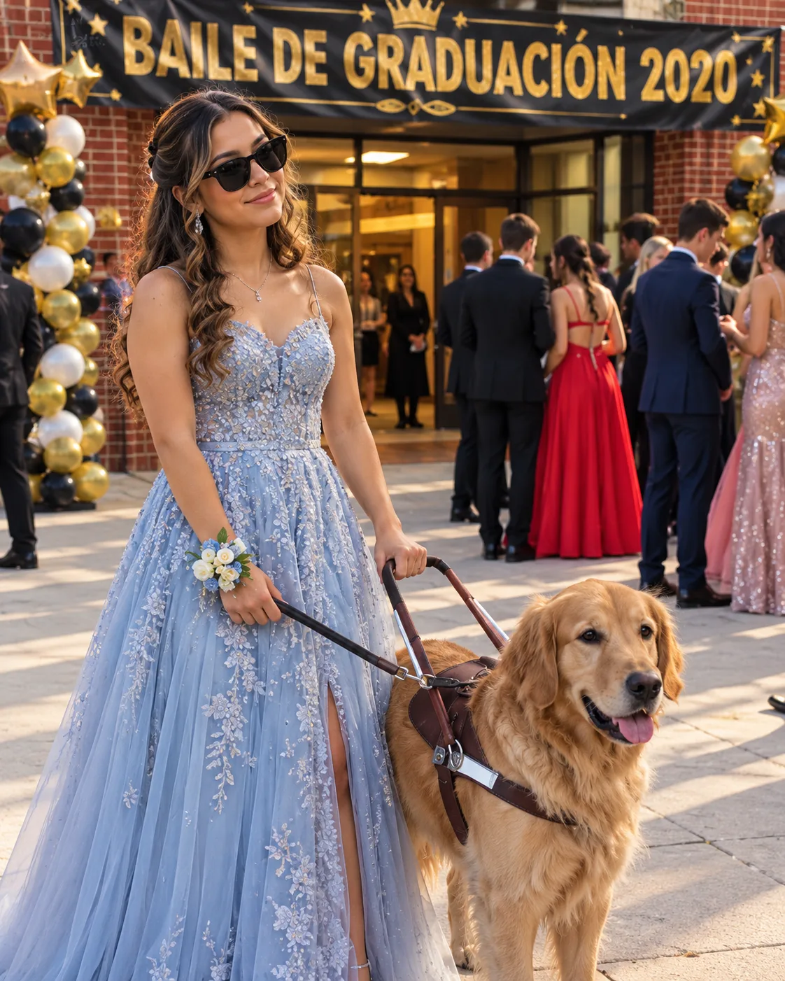 EN LA GRADUACIÓN DE MI HIJA CIEGA, SU PERRO GUÍA EMPEZÓ A LADRARLE A UN HOMBRE — CUANDO VI QUIÉN ESTABA FRENTE A MÍ, LAS PIERNAS ME FALLARON