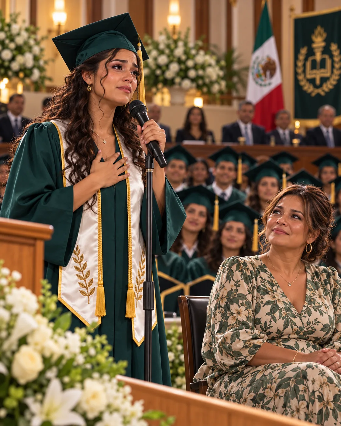DURANTE DOCE AÑOS ME LLAMARON “LA CHICA DE LA BASURA”, HASTA QUE EN MI GRADUACIÓN REVELÉ EL SECRETO DE MI MADRE Y 400 PERSONAS SE PUSIERON DE PIE.