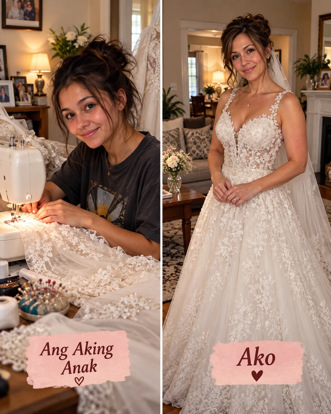 KINRITIKA NG FUTURE MOTHER-IN-LAW KO ANG WEDDING DRESS NA TINAHI NG ANAK KO PARA SA AKIN—NANG MARINIG ITO NG FIANCE KO, ANG GINAWA NIYA AY NAGPATAHIMIK SA BUONG SILID