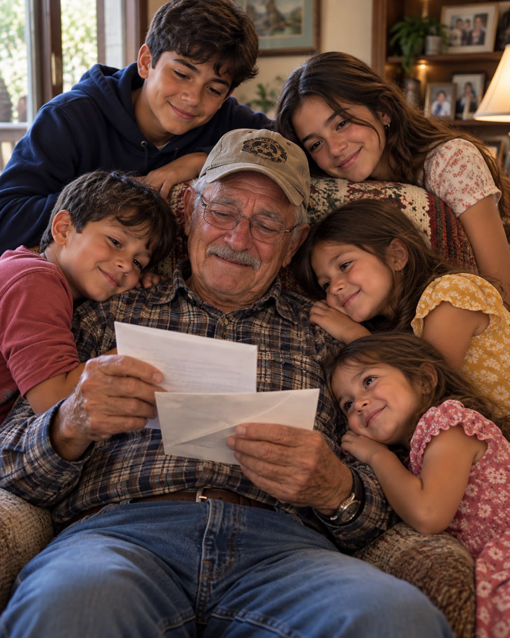 DECIDIMOS ADOPTAR A NUESTRO VECINO DE 88 AÑOS, QUE PRÁCTICAMENTE HABÍA CRIADO A NUESTROS HIJOS CON NOSOTROS — PERO CUANDO LE ENTREGAMOS LOS PAPELES, PALIDECIÓ Y DIJO: «HAY ALGO QUE TENGO QUE CONTARLES»
