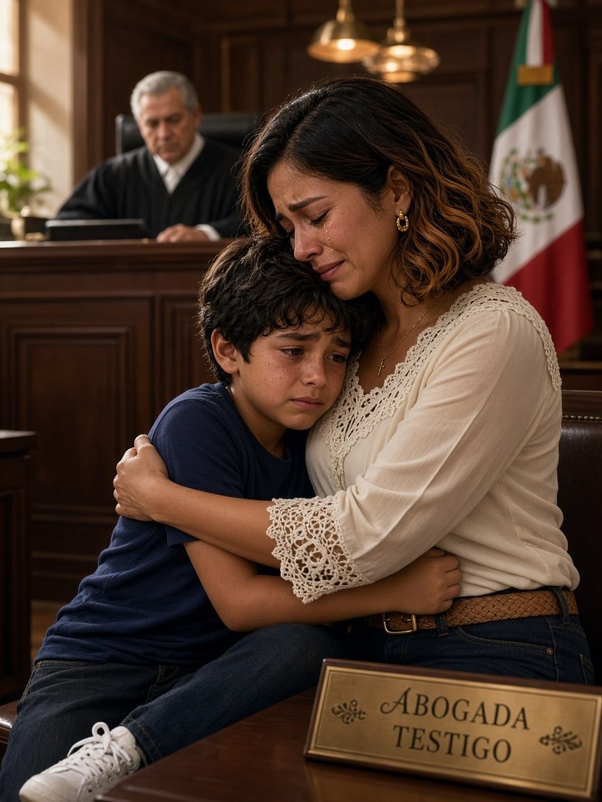MI ESPOSO INTENTÓ MANDARME A PRISIÓN Y QUITARME A NUESTRO HIJO — PERO CUANDO MI NIÑO DE 10 AÑOS SE LEVANTÓ, TODO EL TRIBUNAL QUEDÓ EN SILENCIO