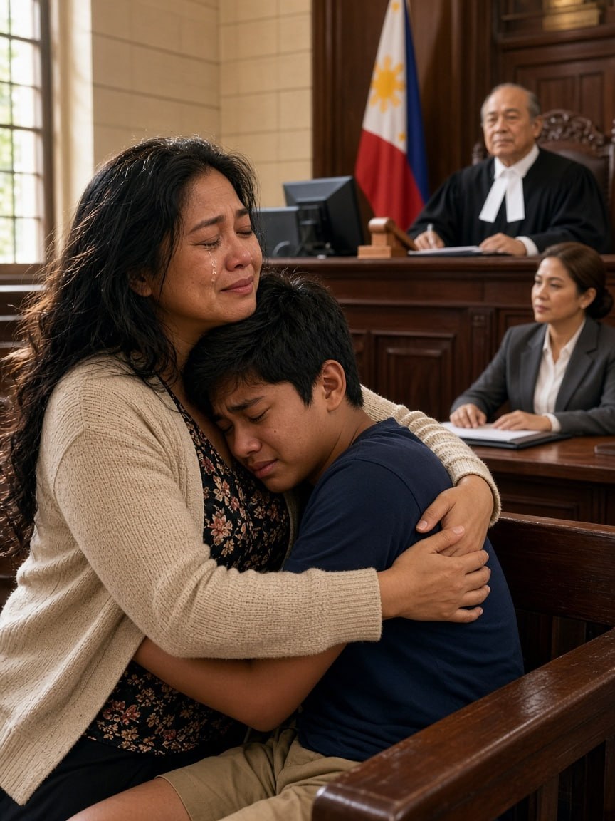 GUSTO AKONG IPAKULONG NG ASAWA KO AT AGAWIN ANG ANAK NAMIN—PERO NANG TUMAYO ANG 10-ANYOS KONG ANAK, NANAHIMIK ANG BUONG KORTE