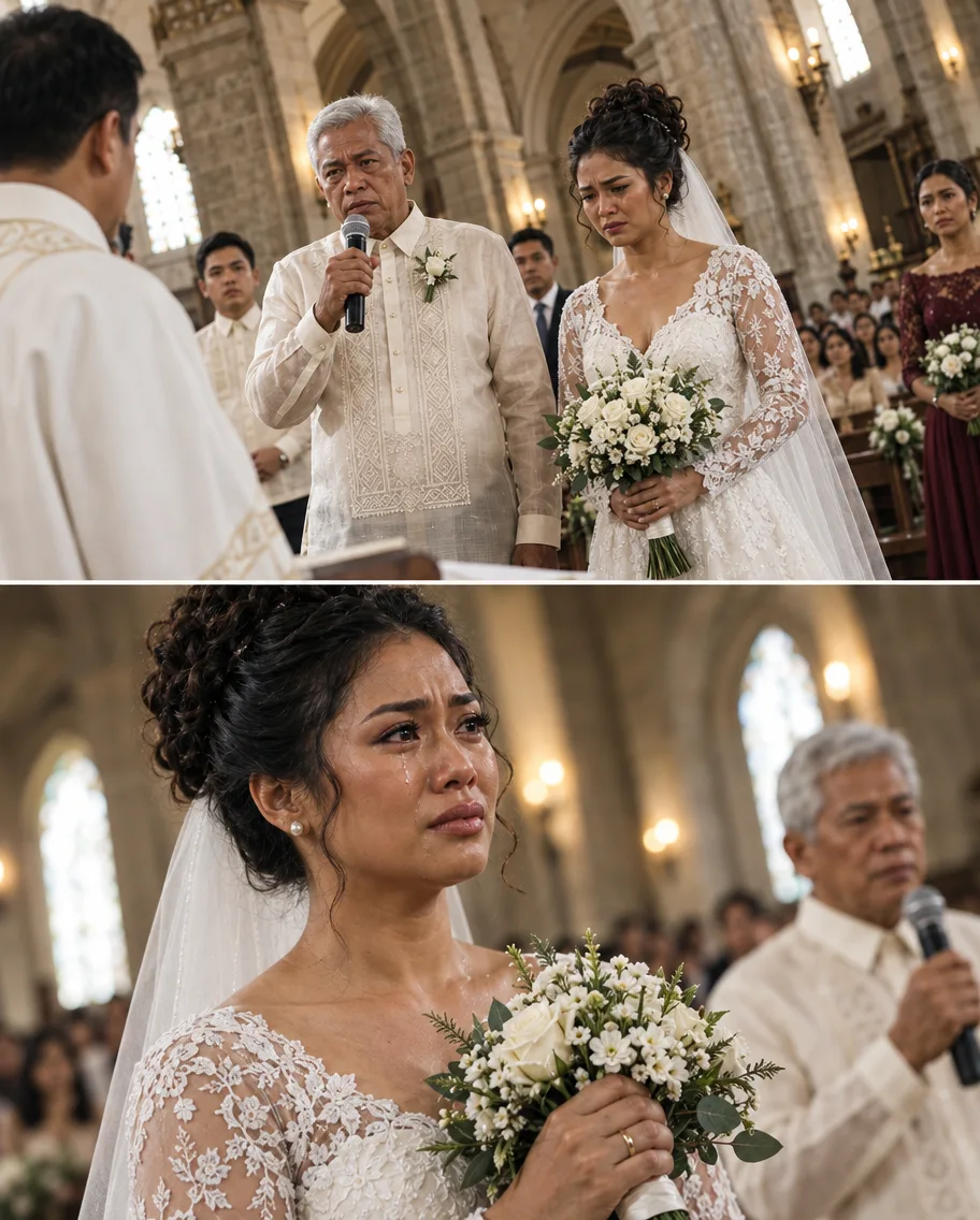 NAGPAKASAL AKO SA 75-ANYOS NA MILYONARYO PARA SA PERA, PERO SA HARAP NG ALTAR AY BIGLA NIYANG HINAWAKAN ANG MIKROPONO AT NAGTAPAT!