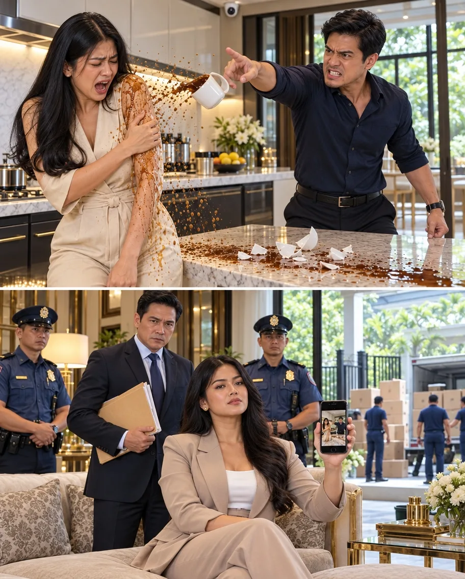 BINUHUSAN AKO NG ASAWA KO NG KUMUKULONG KAPE DAHIL TUMANGGI AKONG BAYARAN ANG BORACAY VACATION NG KAPATID NIYA! BAGO SIYA UMALIS, SINIGAW NIYANG LUMAYAS AKO SA SARILI KONG BAHAY… PERO HINDI NIYA ALAM NA NAKAREKORD ANG LAHAT SA AMING SECURITY CAMERA!