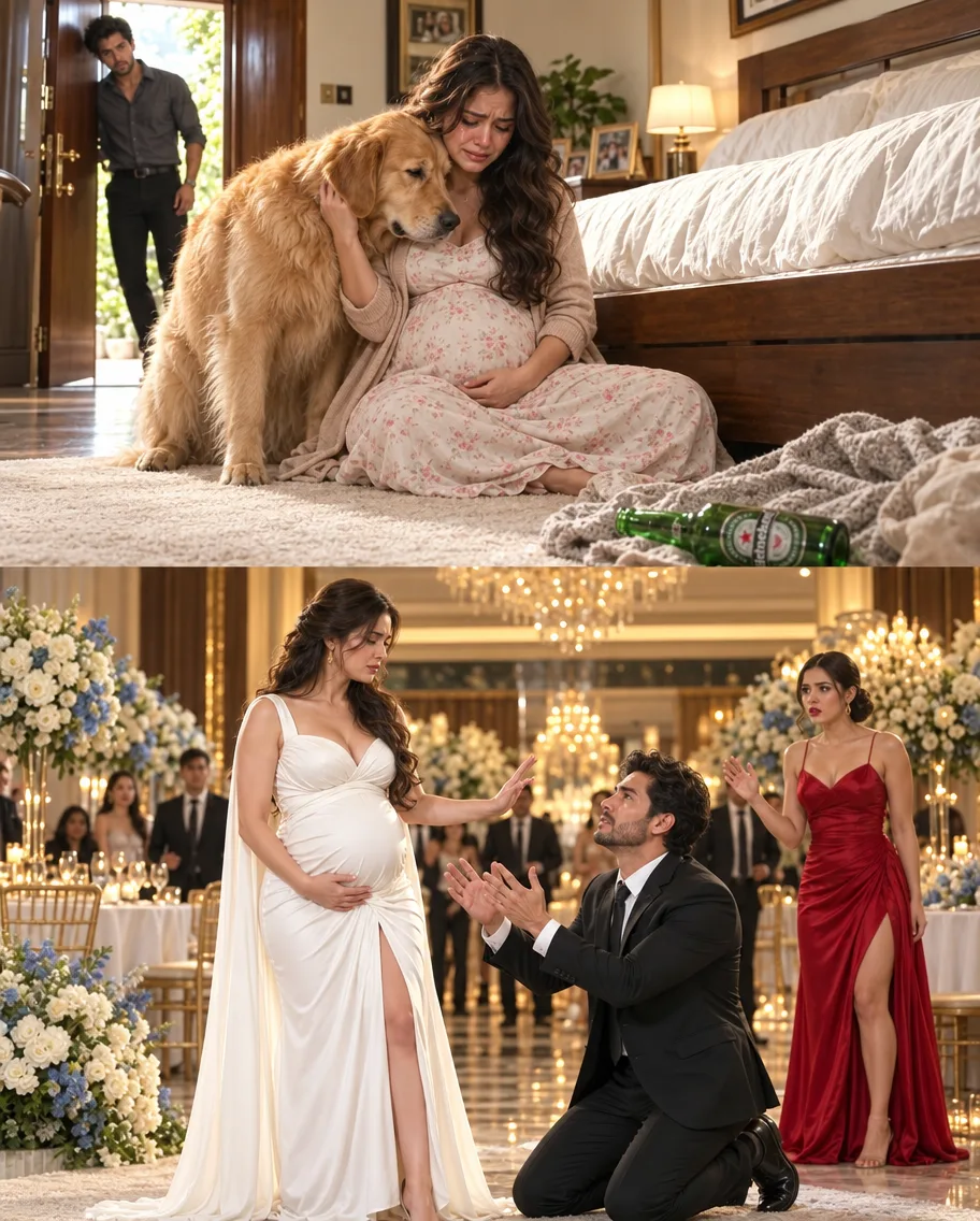 MI PERRO GRUÑÍA FURIOSO CADA VEZ QUE MI ESPOSO TOCABA MI VIENTRE EMBARAZADO — CREÍ QUE ERAN CELOS, HASTA QUE DESCUBRÍ SU PLAN