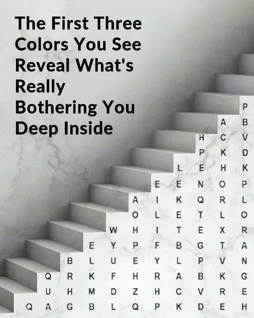 Colors You See First Reveal Your Deepest Hidden Worries.