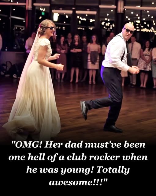 Father And Daughter Start Their Wedding Dance Off Slow But Then The Music Changes And They Boogie Down