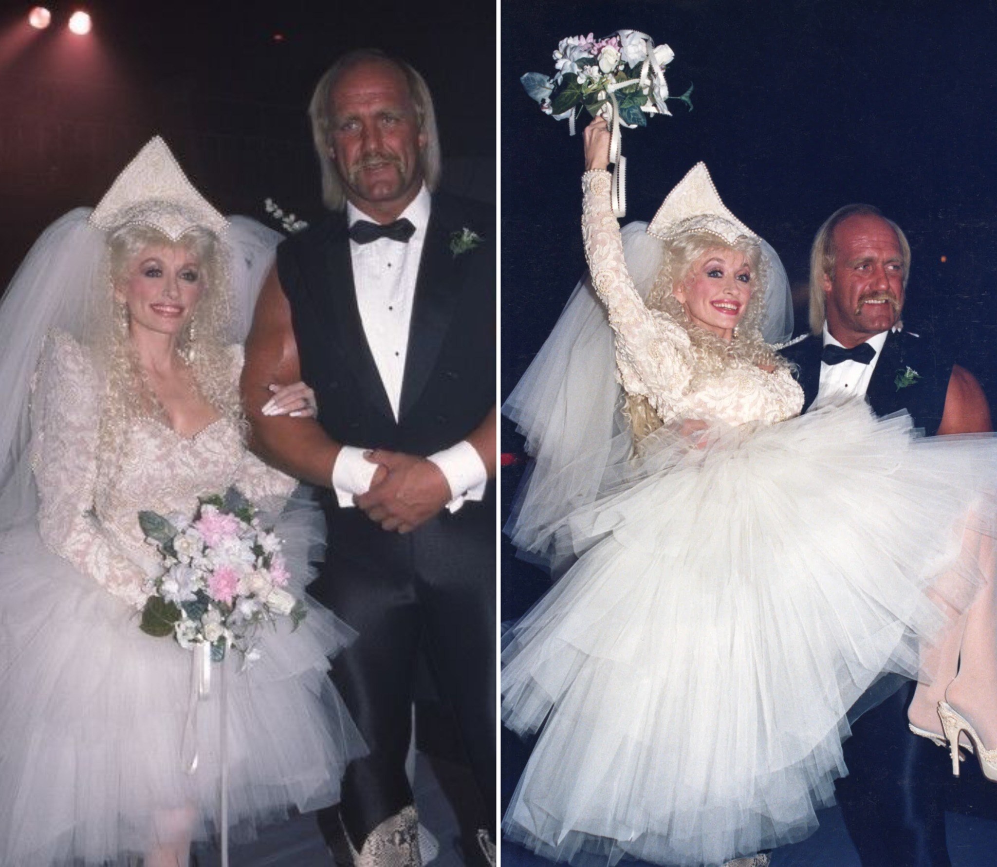 Inside the Unbelievable 1987 TV Moment When Dolly Parton ‘Married’ Hulk Hogan on Live Television