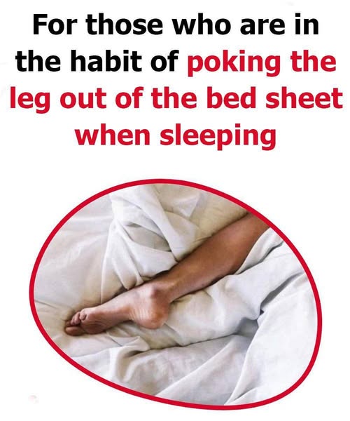 Why sleeping with one foot out might be the key to rest.