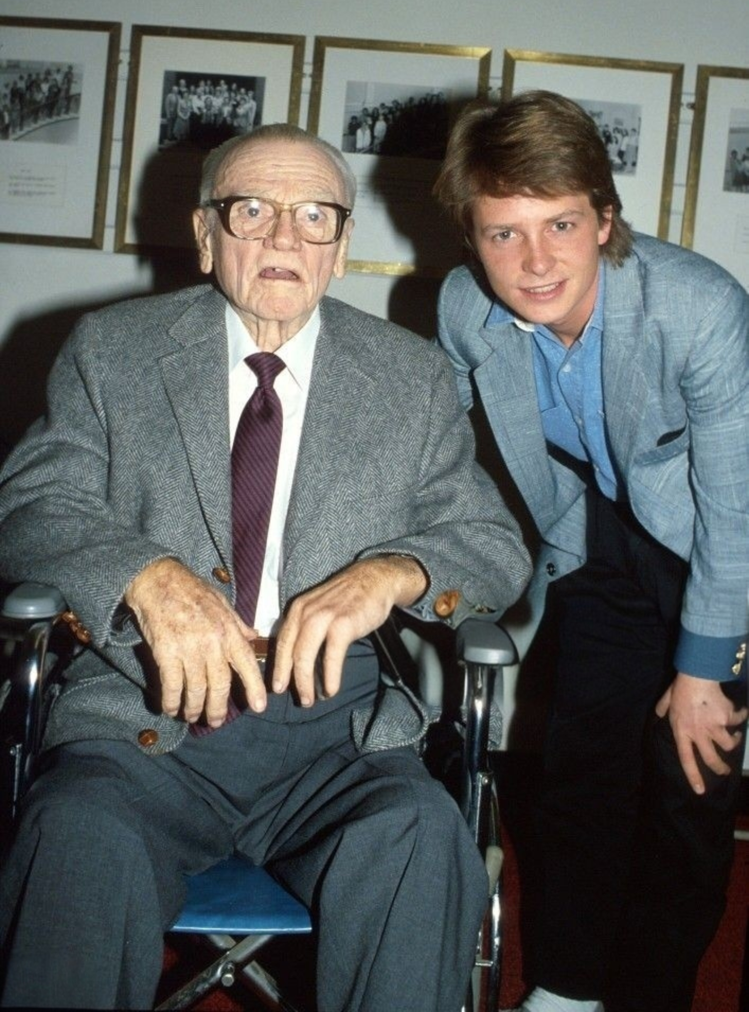 Iconic Hollywood Generations Captured Together!: Rare Vintage Photo!