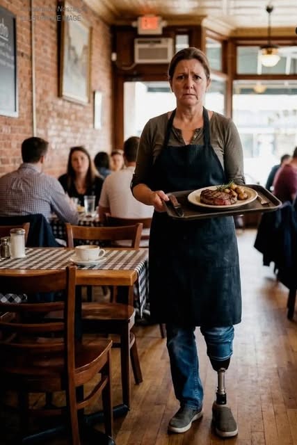The Woman at Table Four Teased My Limp and Refused to Leave a Tip – Ten Minutes Later, My Manager Stepped Out