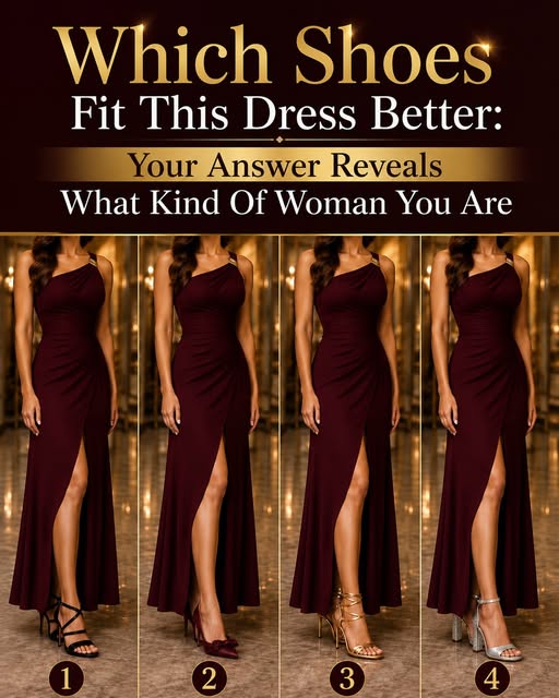 Which Shoes Fit This Dress Better? Your Answer Reveals What Kind Of Woman You Are
