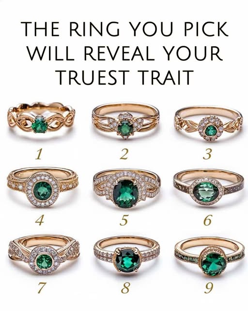 The Ring You Pick Will Reveal Your Truest Trait...