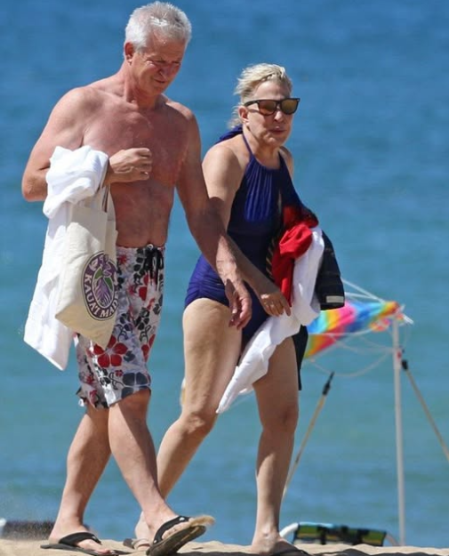 Legendary Star Spotted with Her Husband in Rare Beach Moment!: Who Are They?